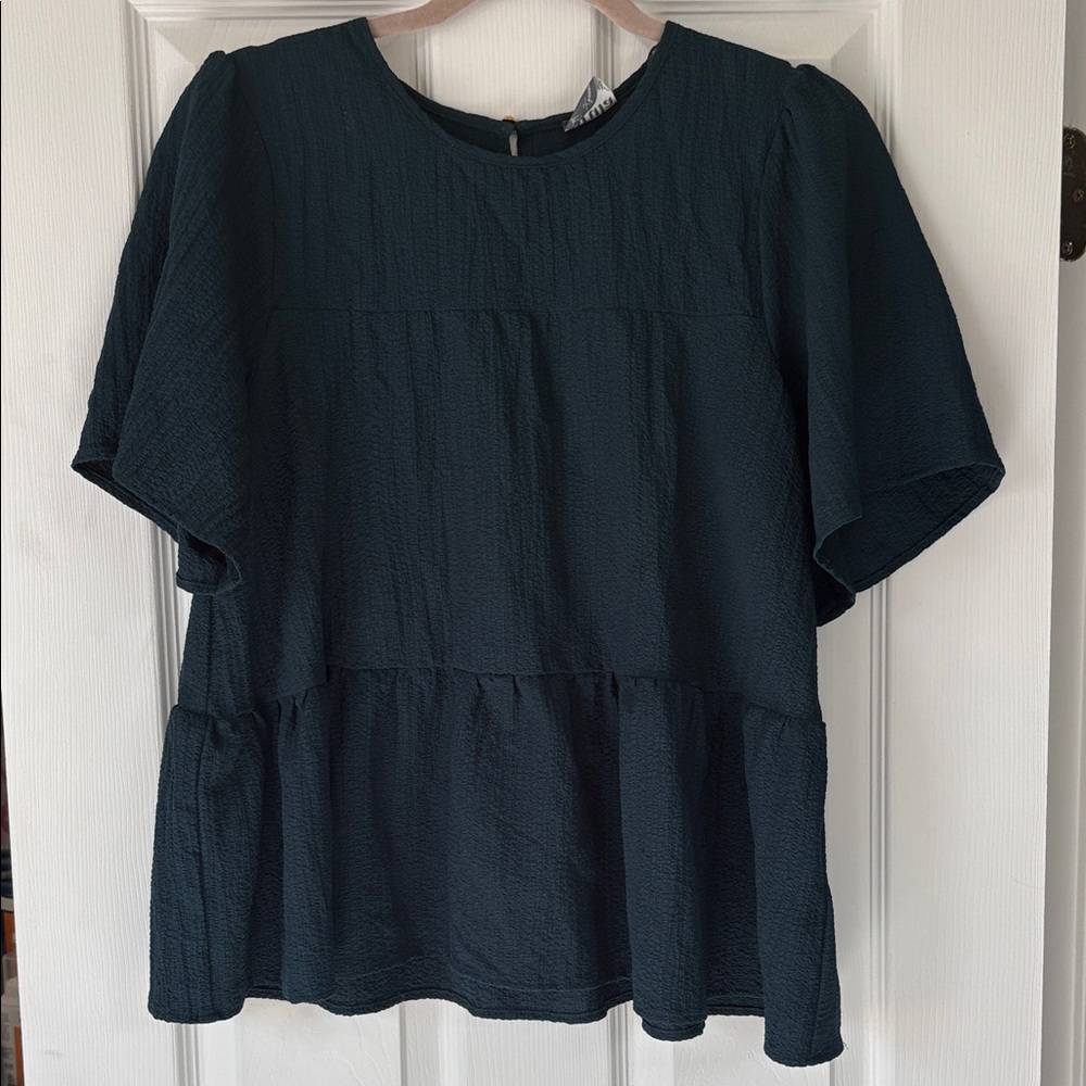 ARULA Dark Green Women's Blouse